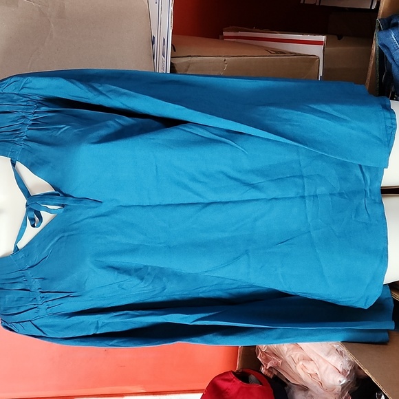 Jessica Simpson Long Bell Sleeve Blouse Size S Nwot - Picture 4 of 6